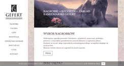 Desktop Screenshot of nagrobki-szczecin.pl