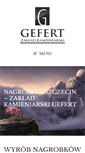Mobile Screenshot of nagrobki-szczecin.pl